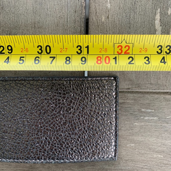 Yves Saint Laurent Gold Sparkly Wide Leather Belt main image 10